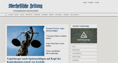 Desktop Screenshot of oberhessische-zeitung.de